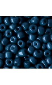 Seed beads 6/0 (4mm) Oxford blue